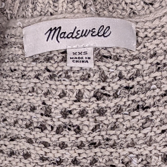 MADEWELL KNOTT SWEATER ARMY GREEN, SUPER THICK AND WARM - Picture 2 of 4